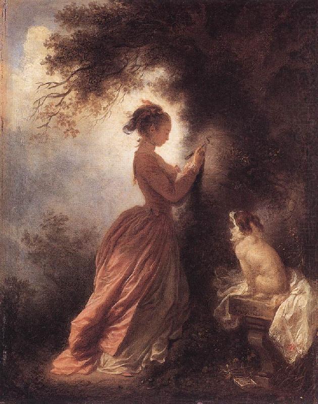 The Souvenir, Jean Honore Fragonard